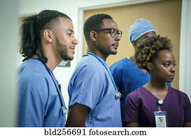 equipe, de, enfermeiras