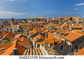 High angle view of cityscape