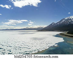 ondas, ligado, praia
