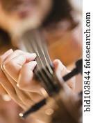 Cape Verdean woman playing the violin