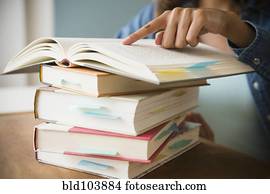 Cape Verdean woman studying