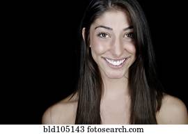 Smiling Caucasian woman