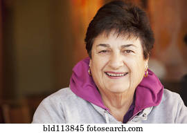 Caucasian woman smiling
