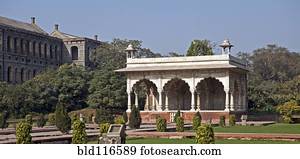 Arched Building in Red Fort Complex
