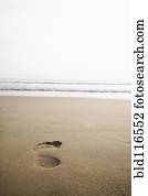Footprint in the Sand
