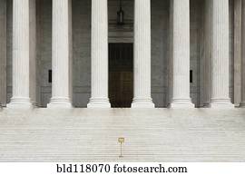 Front View of the Supreme Court Building