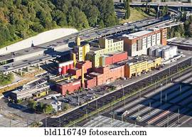 industrial, edifícios