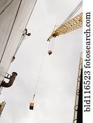 industrial, guindaste