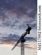 industrial, guindaste