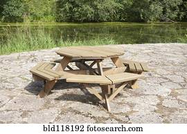 lakeside, tabela piquenique