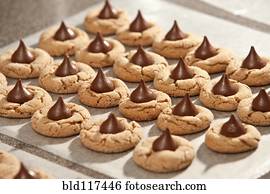 Peanut Blossom Cookies