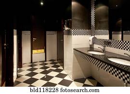 Retro Style Restroom
