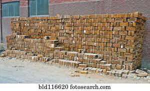 Rows of Brown Bricks