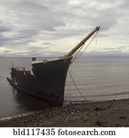 Wrecked Ship in Patagonia