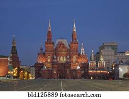 Red Square and State History Museum, Moscow, Russia