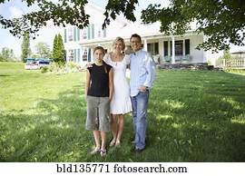 A large suburban house Stock Photo | as1031bycrk_57 | Fotosearch