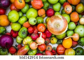 Close up of abundance of variety of produce