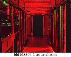 tecnologia, em, quarto usuário