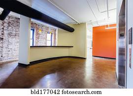 Empty room in modern office