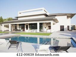 Vorhalle, von, luxus, haus Stock Foto | 412-07229 | Fotosearch