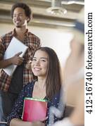 Casual business people in meeting