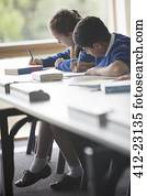 pupilas, aprendizagem, em, sala aula