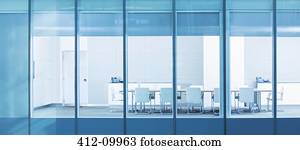 Empty conference room