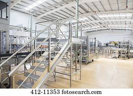 maquinaria, em, fábrica