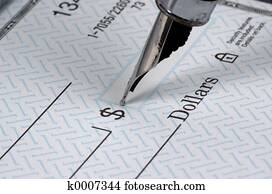 cheque, escritura