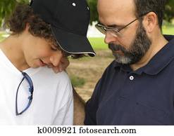 pai, filho, conversa