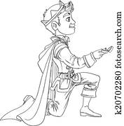 王子 請求 王女 結婚 クリップアート 切り張り イラスト 絵画 集 K Fotosearch