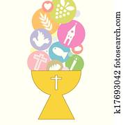 Communion Invitation Card Communion Invitation Card