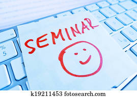 note on computer keyboard: seminar