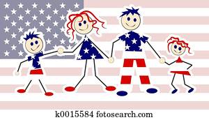 Patriotic Family Patriotic Family