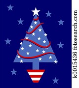 Patriotic Tree Patriotic Tree