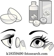 עין מתקשרת ל, עדשות, אוסף