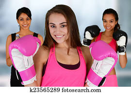 grupo, boxe