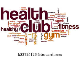 Health club word cloud Health club word cloud