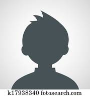 hombre, avatar, perfil, imagen