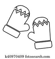Wool Mittens Stock Illustration Images. 160 wool mittens illustrations