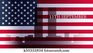 patriot, dag, spandoeken