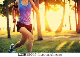 Runner athlete running 