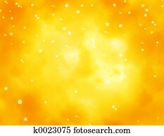Snowflakes on Yellow Snowflakes on Yellow