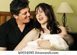 At home with baby At home with baby