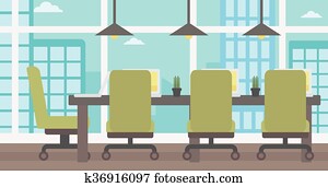 hintergrund, von, konferenz, room.