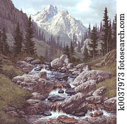 Mountain Stream Mountain Stream