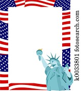 Patriotic Border Patriotic Border