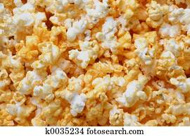 stock photo theater popcorn