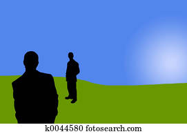 business people shadows business people shadows