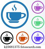 Coffee cup icon Coffee cup icon
